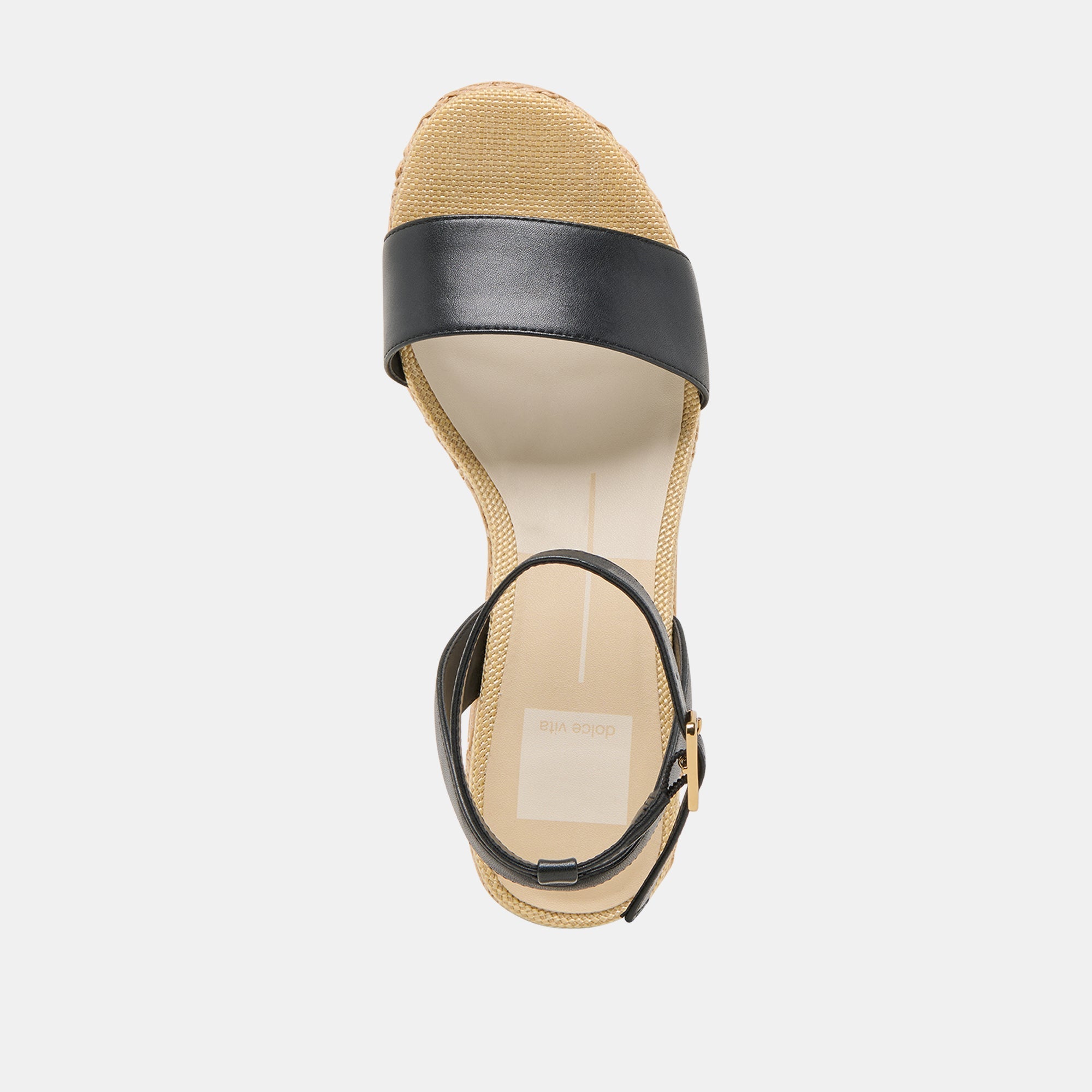 TALISA WEDGES BLACK LEATHER | Women Dolce Vita