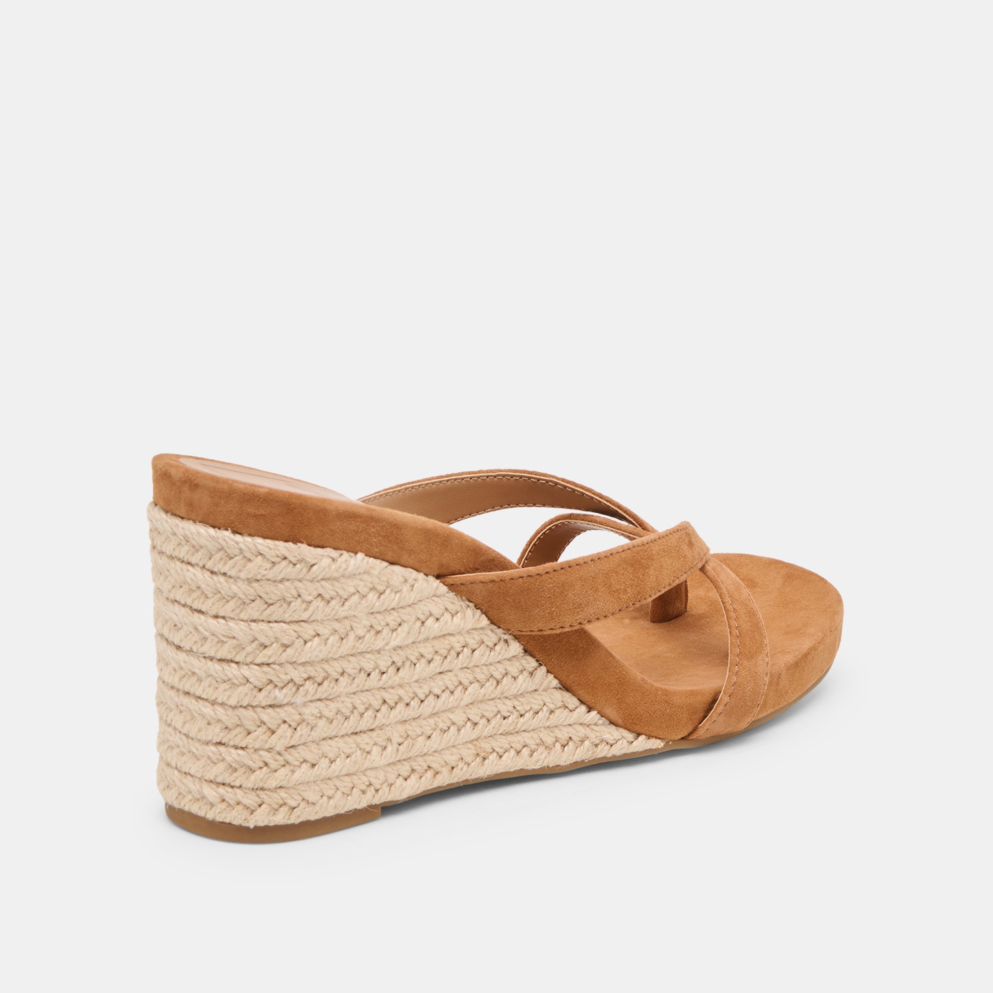 Helan Espadrille Brown Suede Wedges | Women Dolce Vita