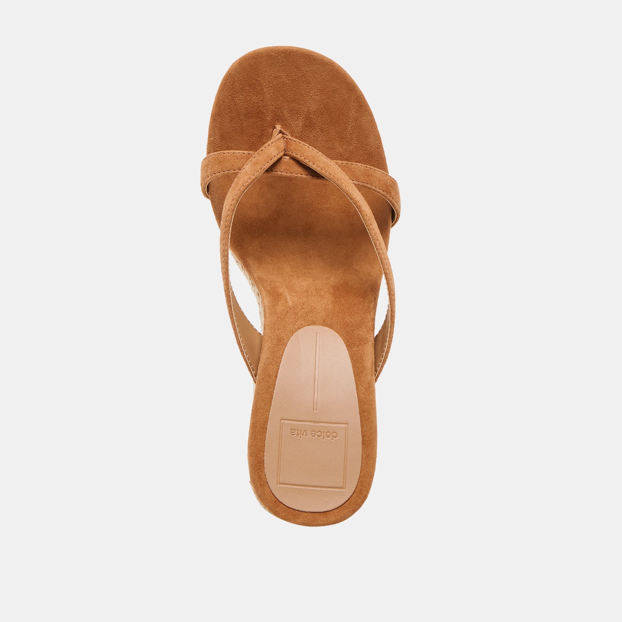 Helan Espadrille Brown Suede Wedges | Women Dolce Vita