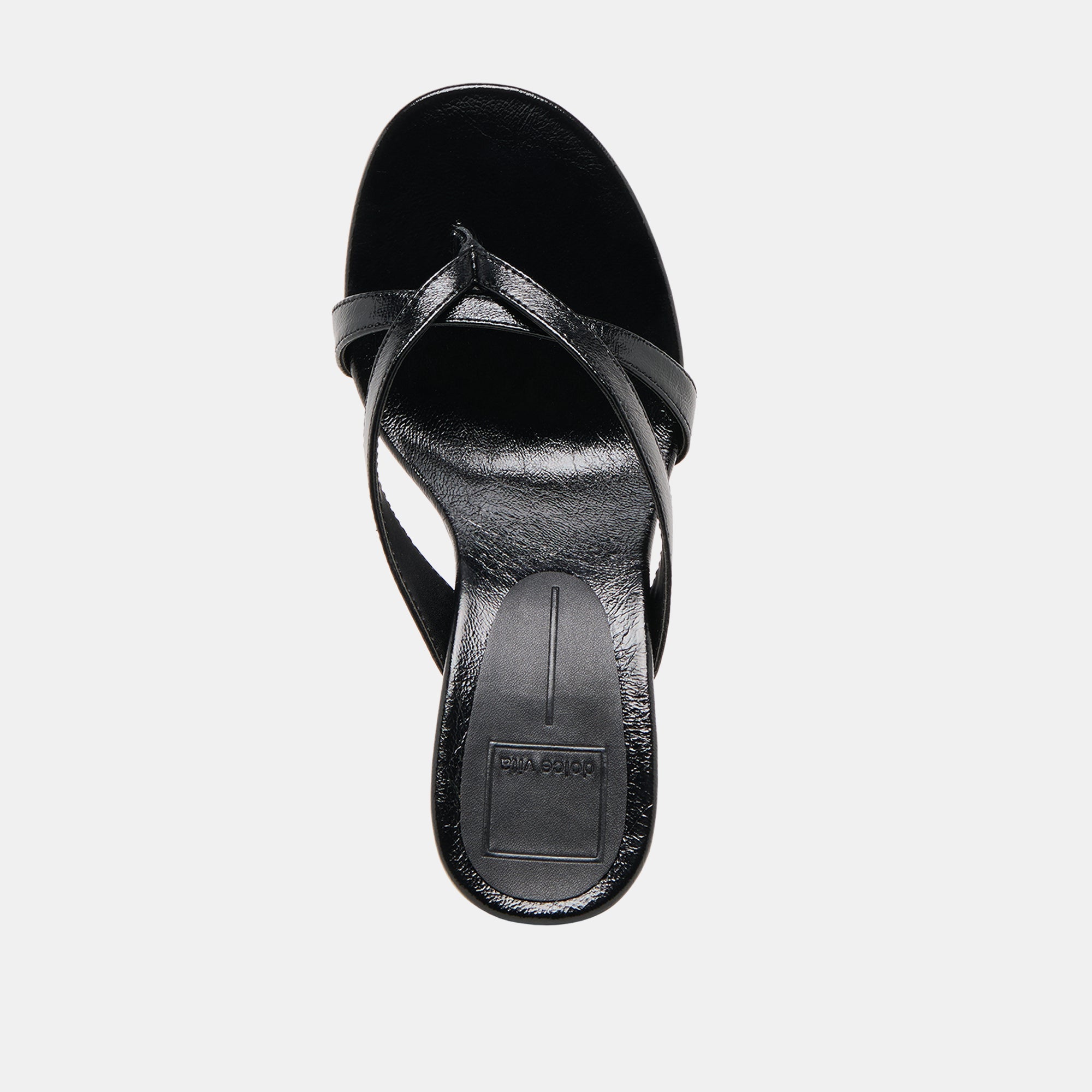 Helan Black Leather Wedges | Women Dolce Vita