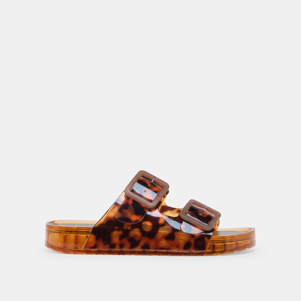 Julio Tortoise Vinyl Sandals | Women Dolce Vita