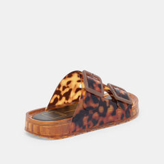 Julio Tortoise Vinyl Sandals | Women Dolce Vita