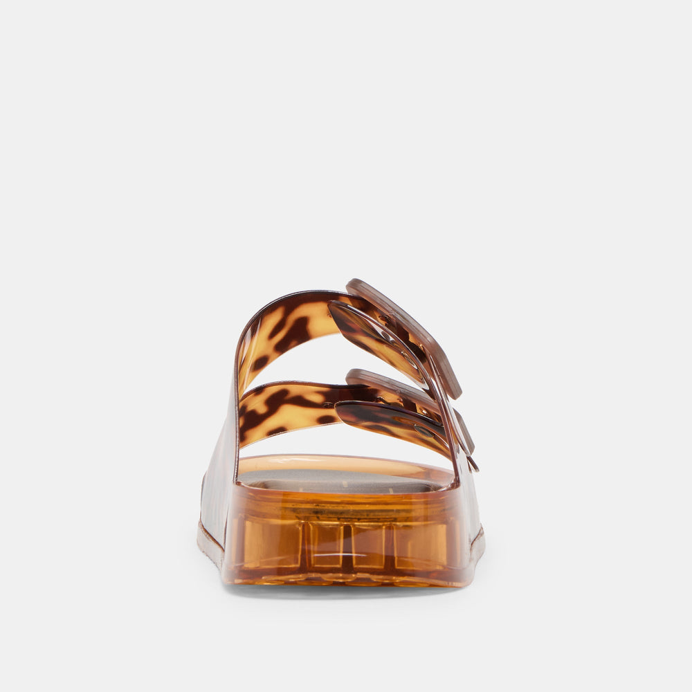 Julio Tortoise Vinyl Sandals | Women Dolce Vita