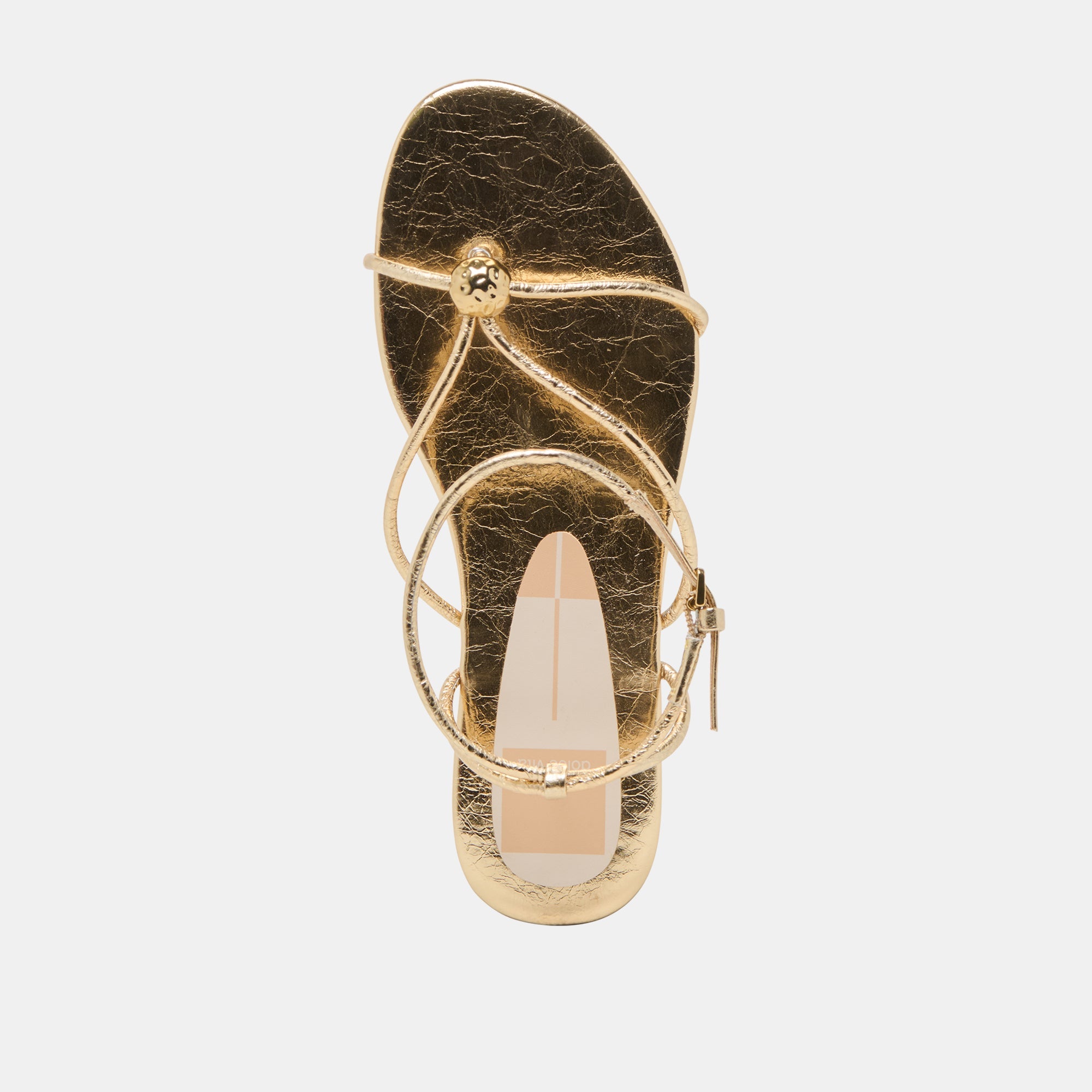 Kenley Gold Leather Sandals | Dolce Vita Women