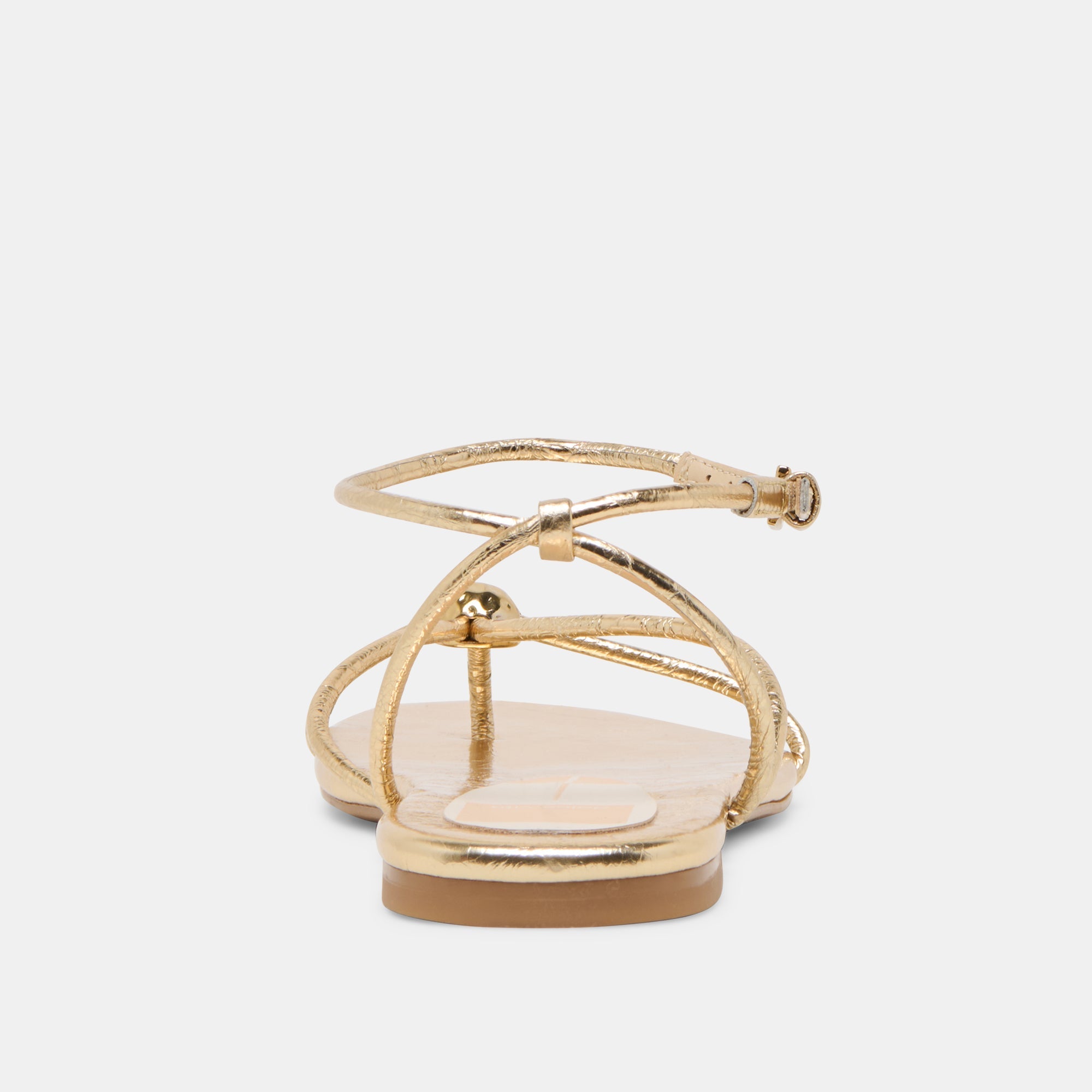Kenley Gold Leather Sandals | Dolce Vita Women