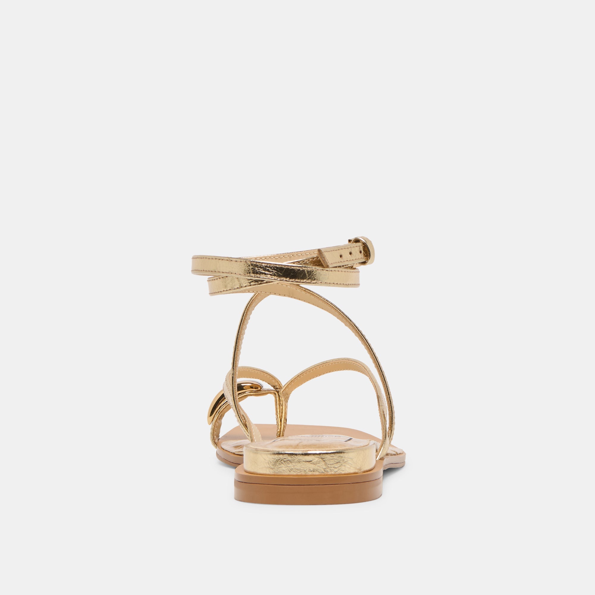 Tyrice Gold Leather Sandals | Women Dolce Vita