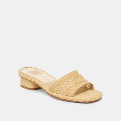 Dixi Lt Natural Cross Hatch Raffia Sandals | Dolce Vita Women