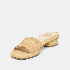 Dixi Lt Natural Cross Hatch Raffia Sandals | Dolce Vita Women