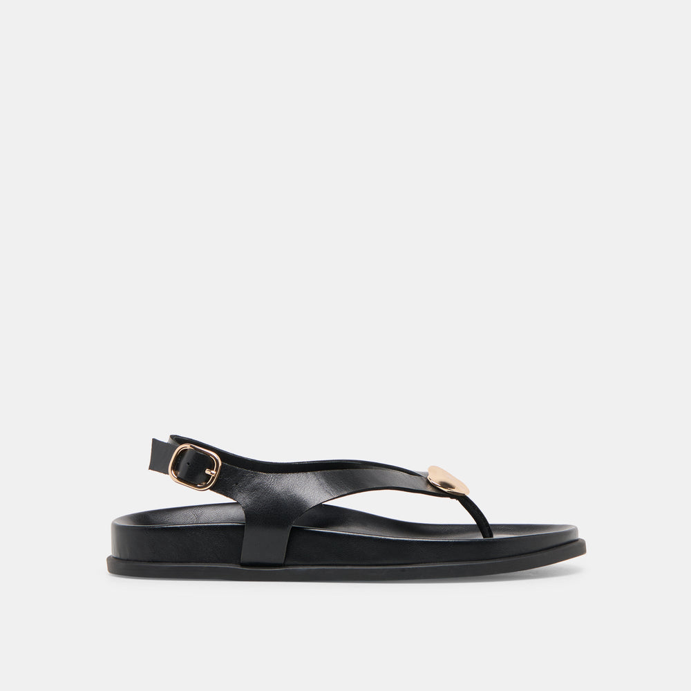 Jony Black Leather Sandals | Dolce Vita Women
