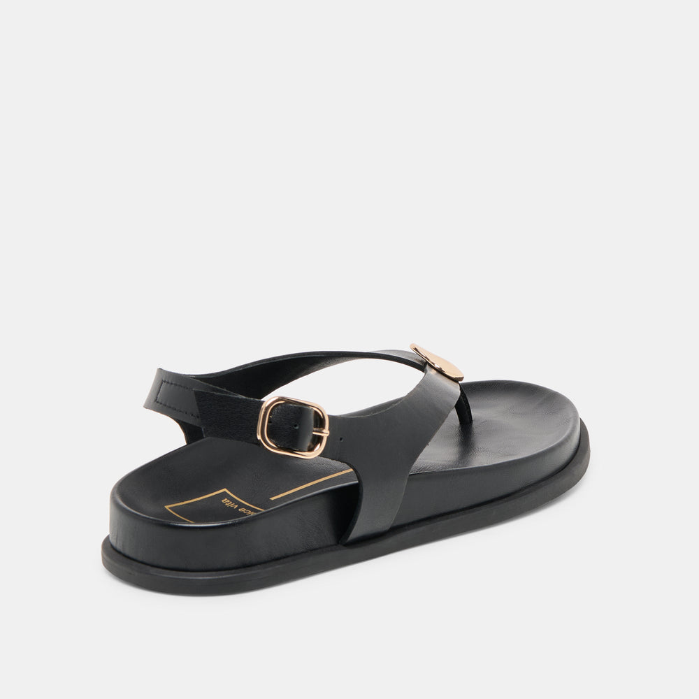 Jony Black Leather Sandals | Dolce Vita Women