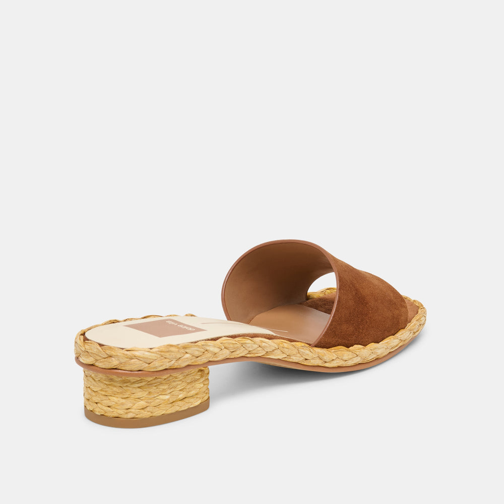 Dixi Brown Suede Sandals | Dolce Vita Women