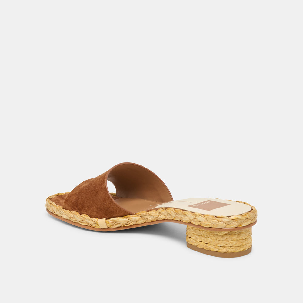 Dixi Brown Suede Sandals | Dolce Vita Women