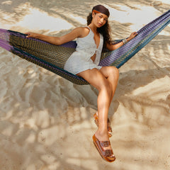 Julio Whiskey Vinyl Sandals | Women Dolce Vita