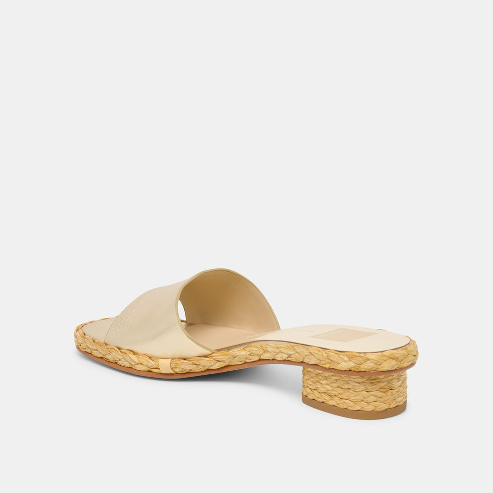 Dixi Platinum Leather Sandals | Dolce Vita Women