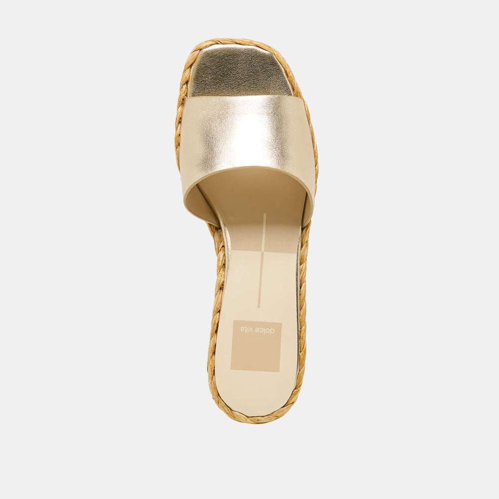 Dixi Platinum Leather Sandals | Dolce Vita Women