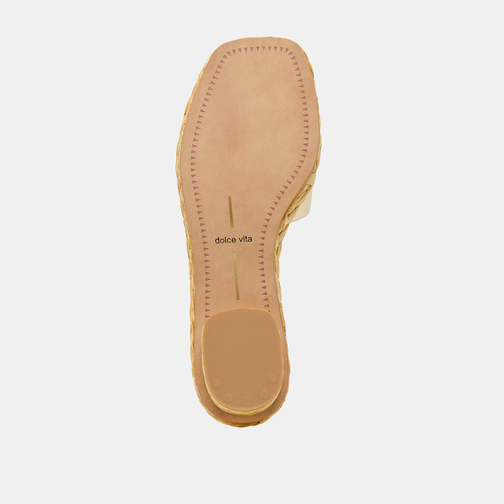 Dixi Platinum Leather Sandals | Dolce Vita Women