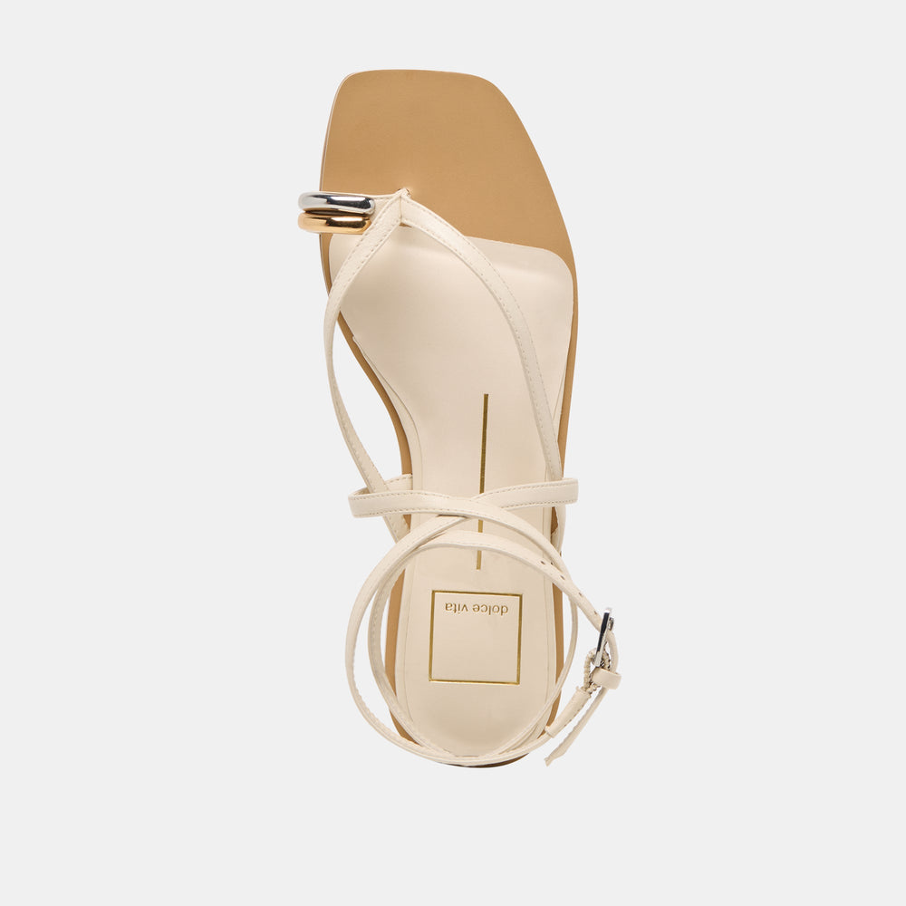 Tyrice Bone Leather Sandals | Women Dolce Vita