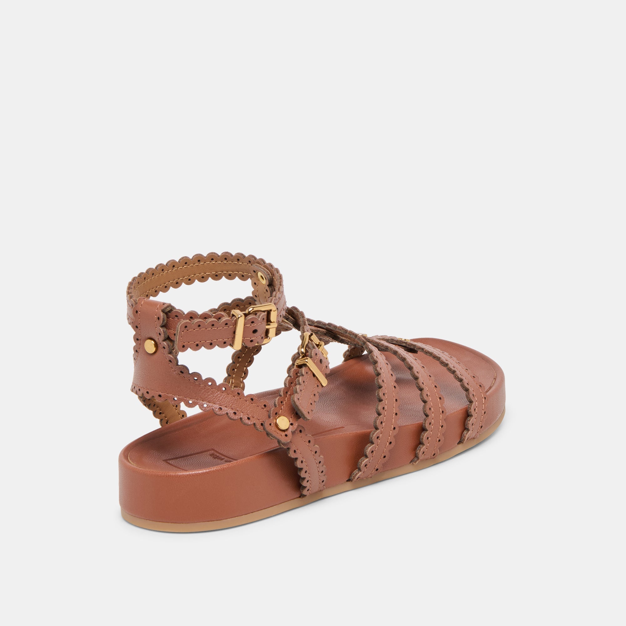 Susana Cognac Leather Sandals | Dolce Vita Women