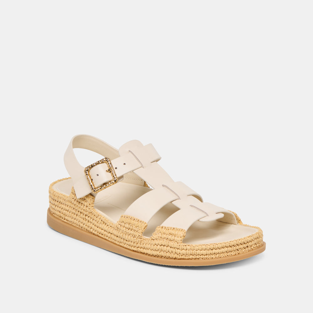 Shenna Bone Leather Sandals | Women Dolce Vita