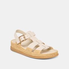 Shenna Bone Leather Sandals | Women Dolce Vita