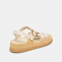 Shenna Bone Leather Sandals | Women Dolce Vita
