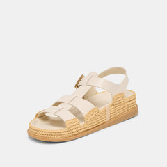 Shenna Bone Leather Sandals | Women Dolce Vita