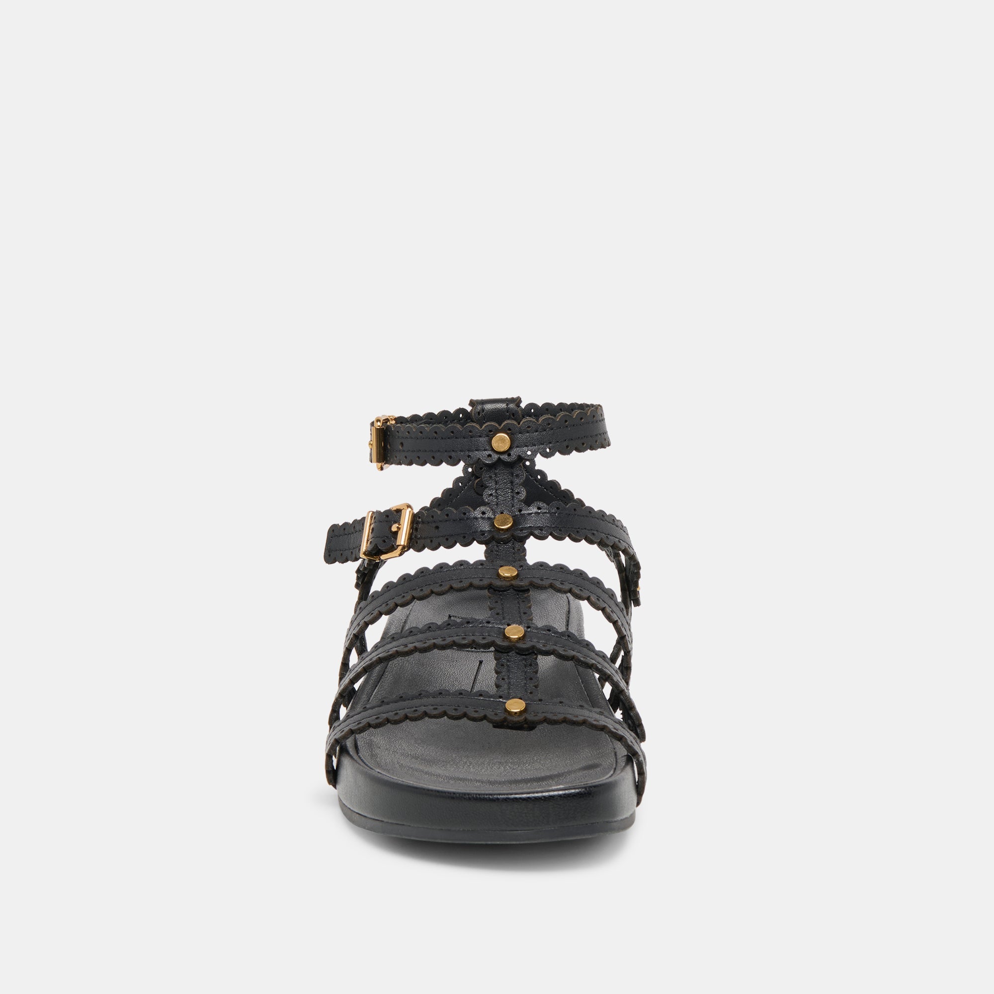 Susana Black Leather Sandals | Dolce Vita Women