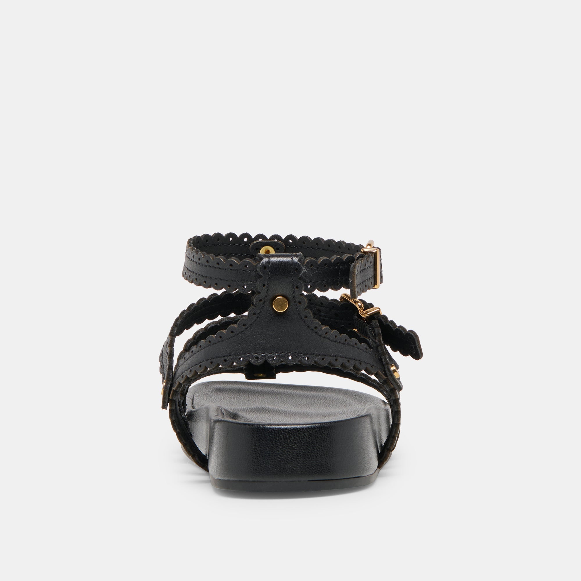 Susana Black Leather Sandals | Dolce Vita Women