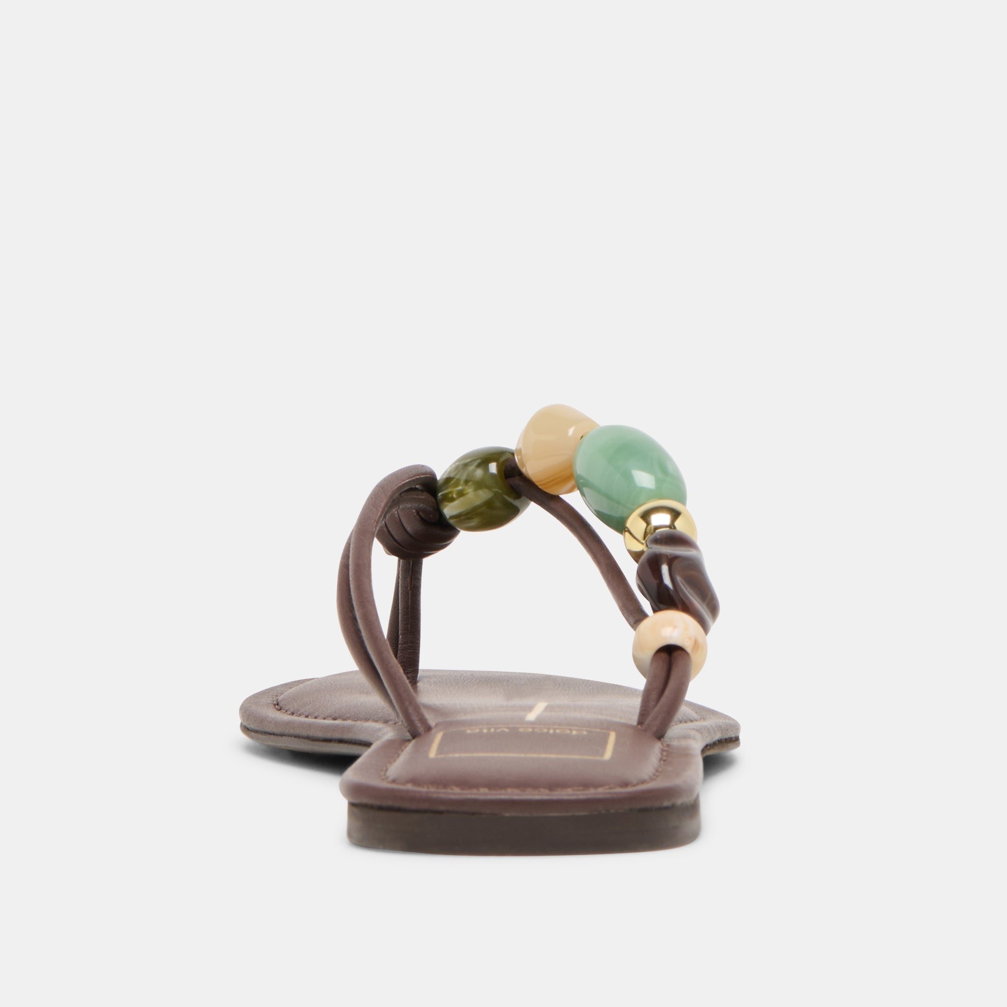 Cely Dk Brown Leather Sandals | Women Dolce Vita