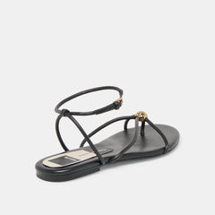 Kenley Black Leather Sandals | Dolce Vita Women