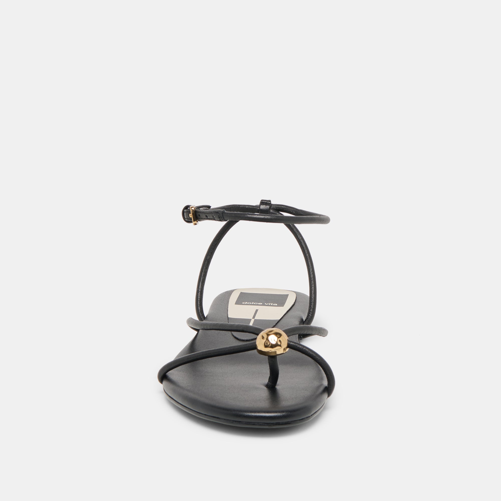 Kenley Black Leather Sandals | Dolce Vita Women