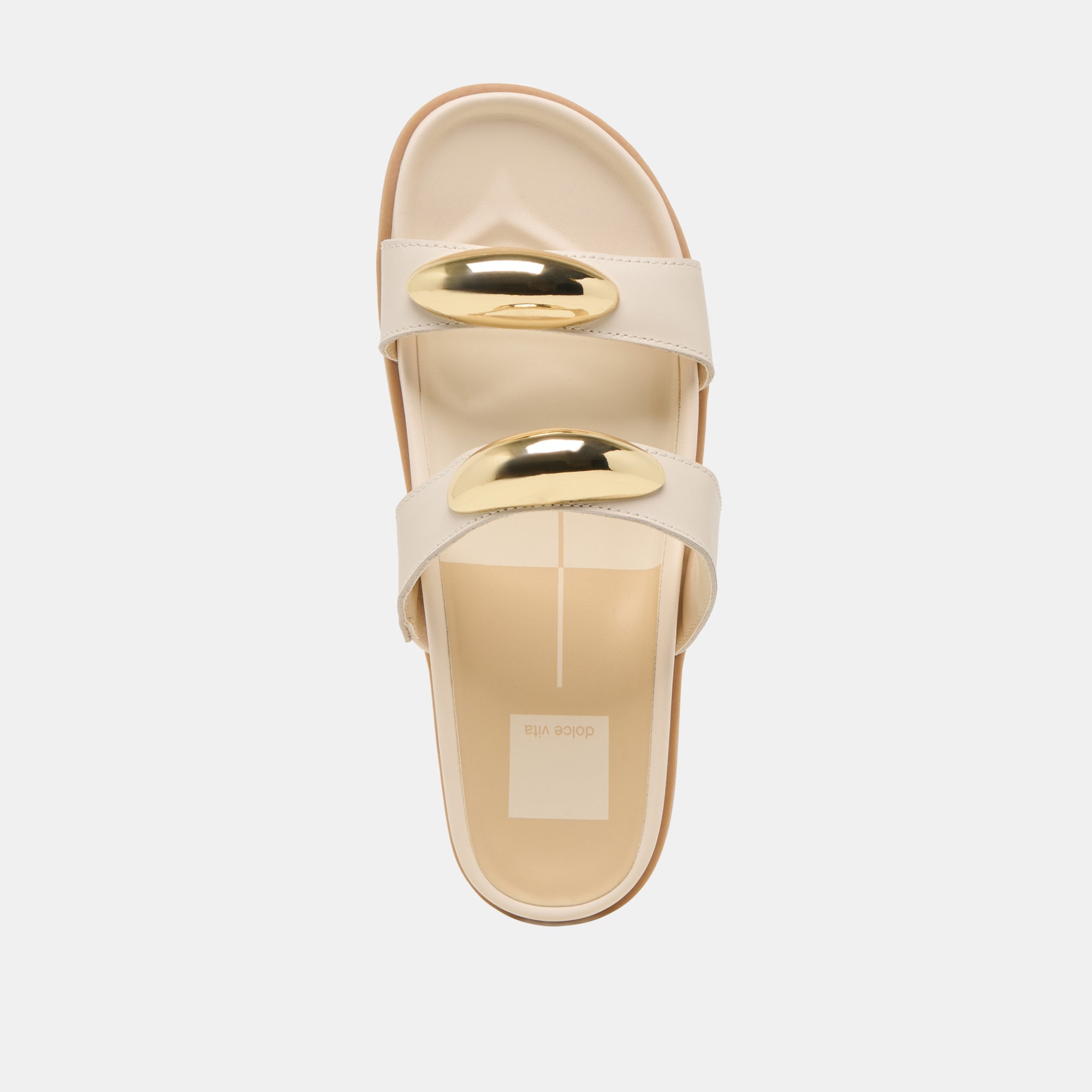 Satine Bone Leather Sandals | Women Dolce Vita