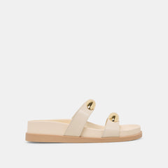 Satine Bone Leather Sandals | Women Dolce Vita