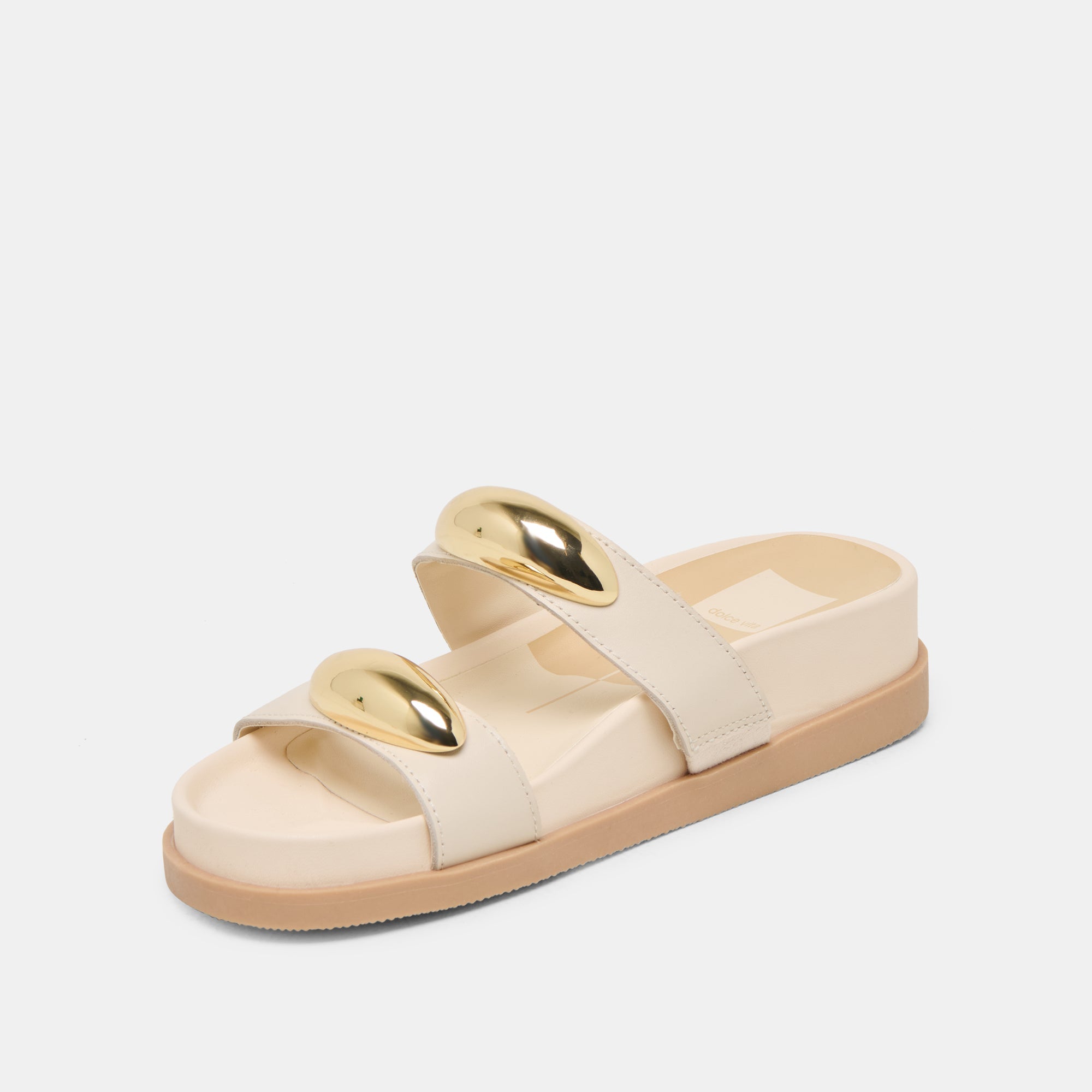 Satine Bone Leather Sandals | Women Dolce Vita