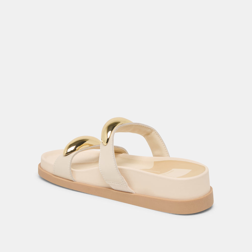 Satine Bone Leather Sandals | Women Dolce Vita