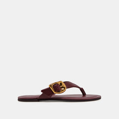 Rossa Burgundy Leather Sandals | Dolce Vita Women
