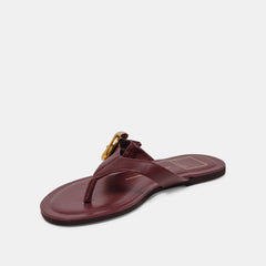 Rossa Burgundy Leather Sandals | Dolce Vita Women