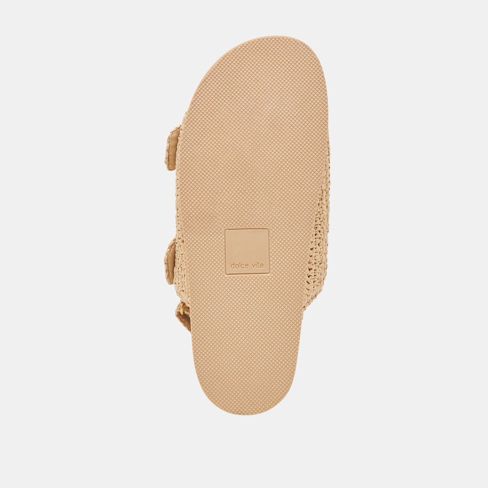STARLA CROCHET SANDALS NATURAL KNIT | Women Dolce Vita