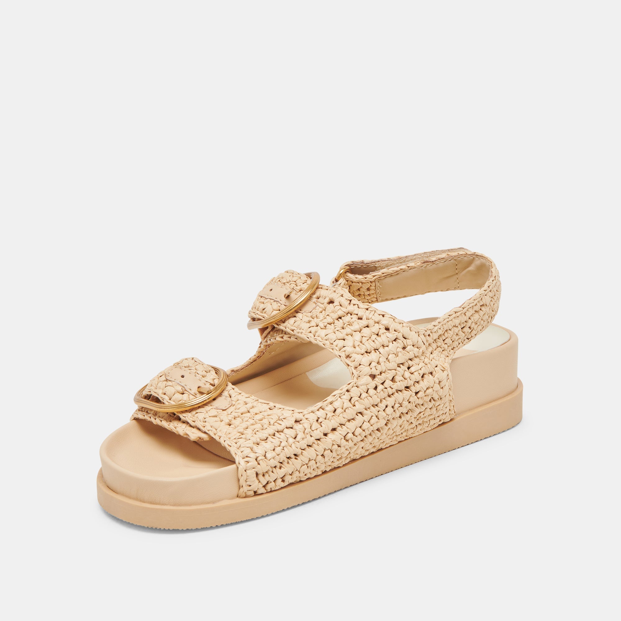 STARLA CROCHET SANDALS NATURAL KNIT | Women Dolce Vita