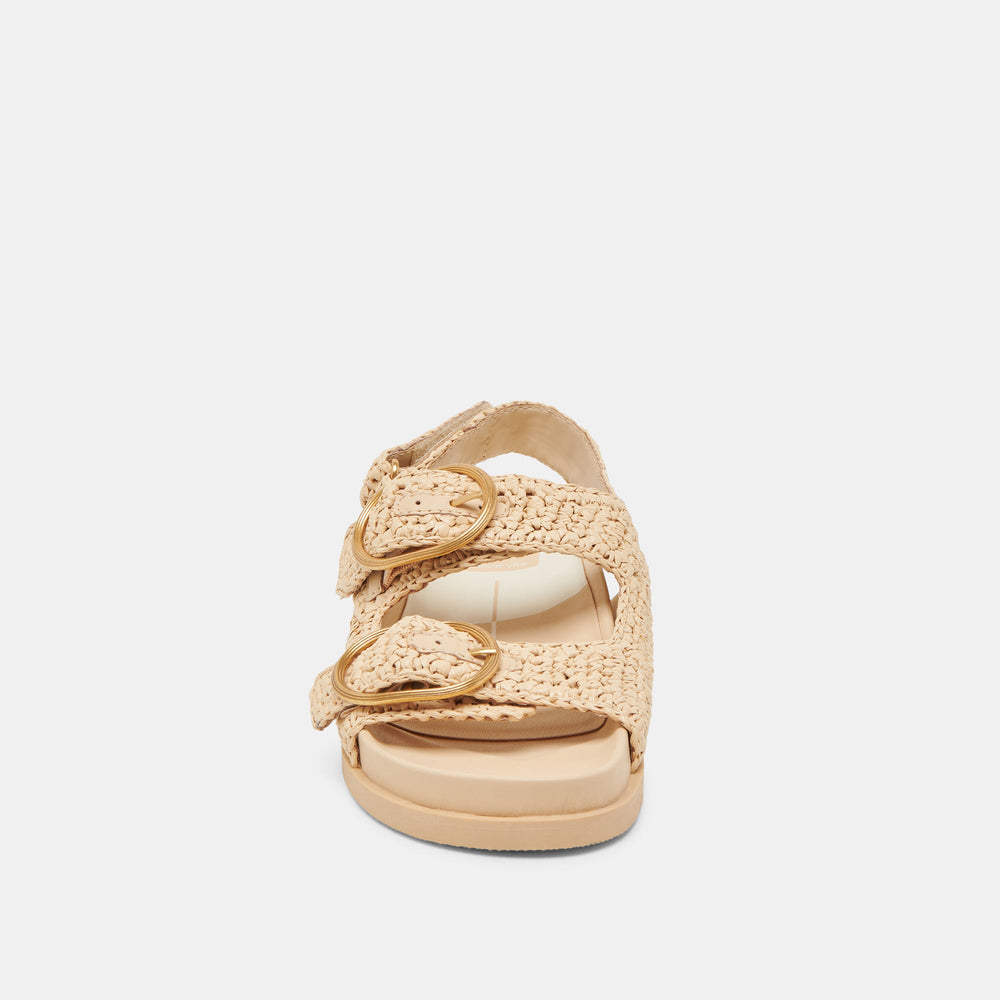 STARLA CROCHET SANDALS NATURAL KNIT | Women Dolce Vita