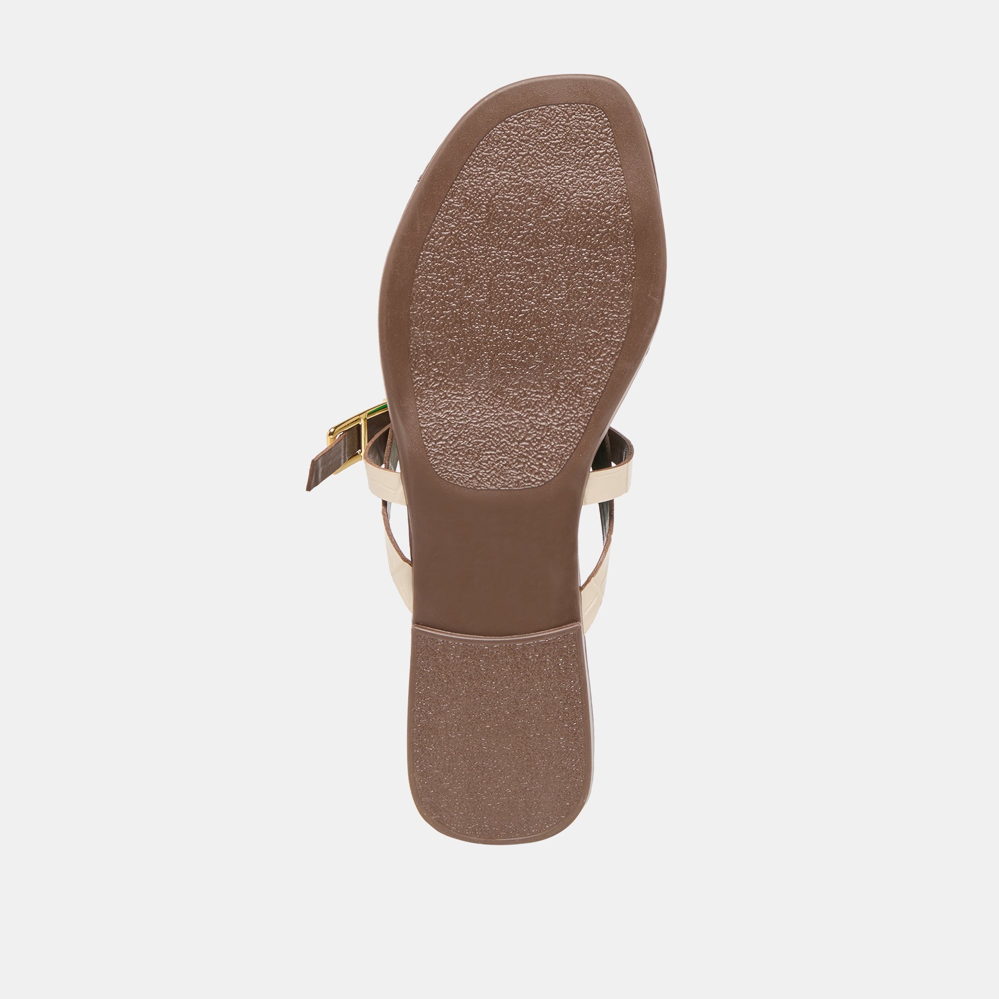 Piers Beige Croco Embossed Leather Sandals | Dolce Vita Women