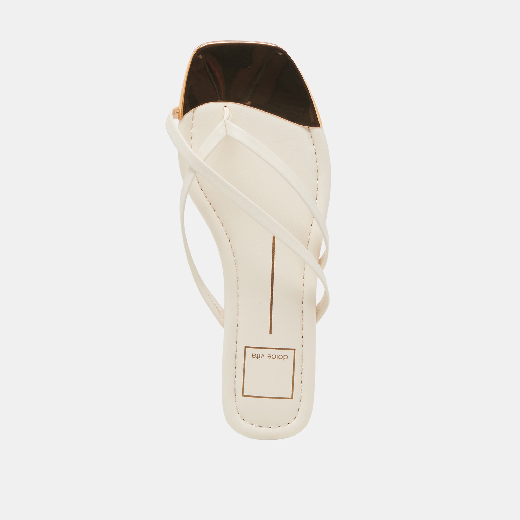 Laguna Off White Leather Sandals | Women Dolce Vita