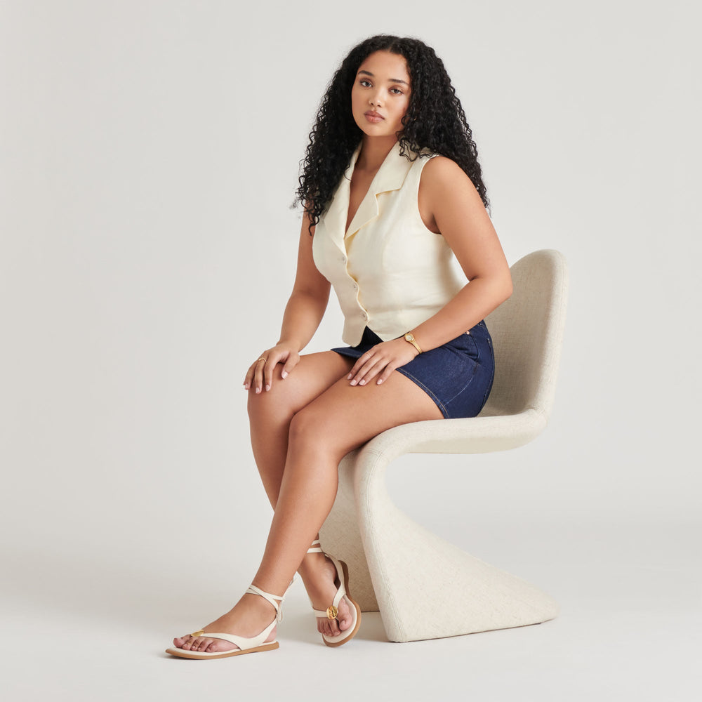 JUDY SANDALS BONE LEATHER | Dolce Vita Women