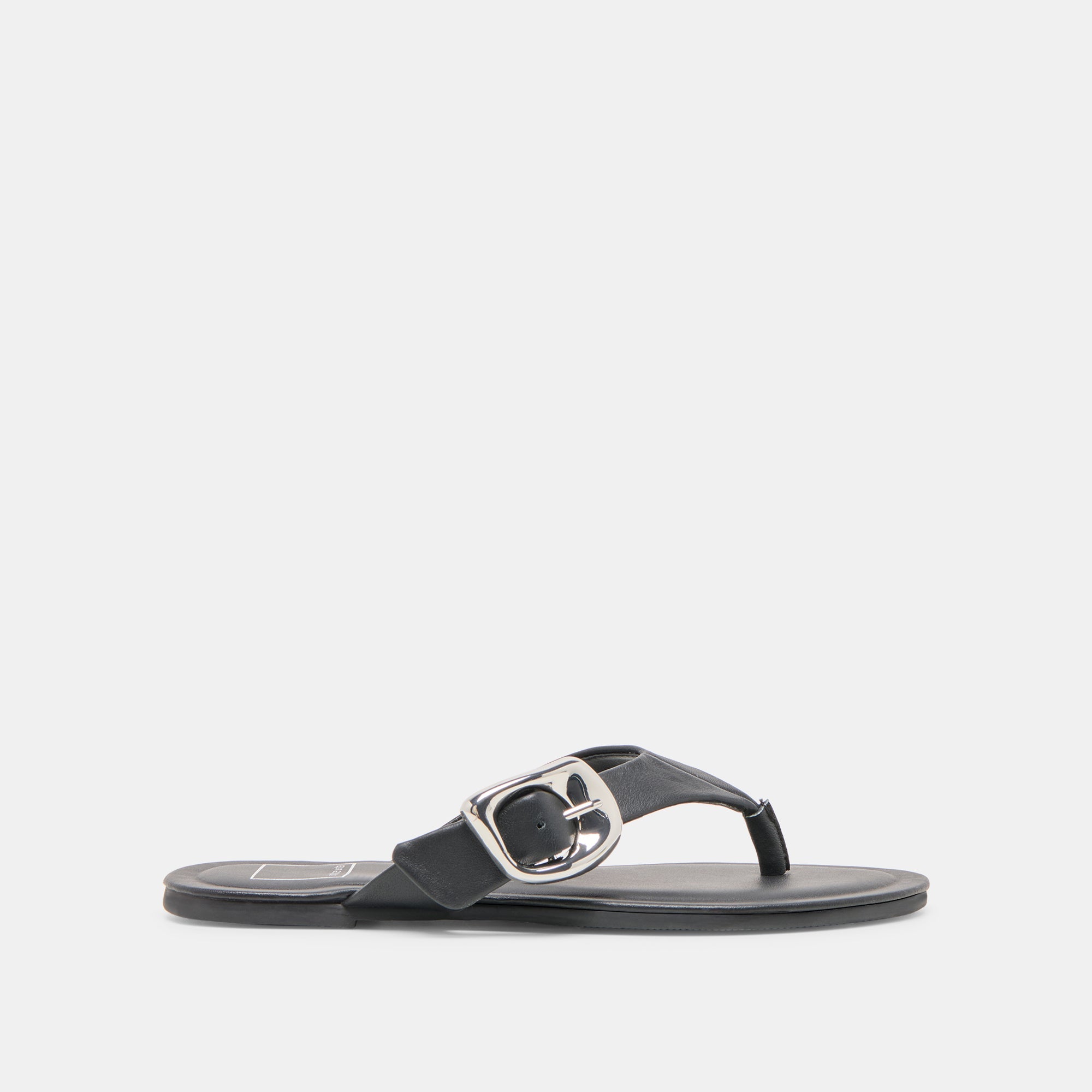 Rossa Black Leather Sandals | Women Dolce Vita