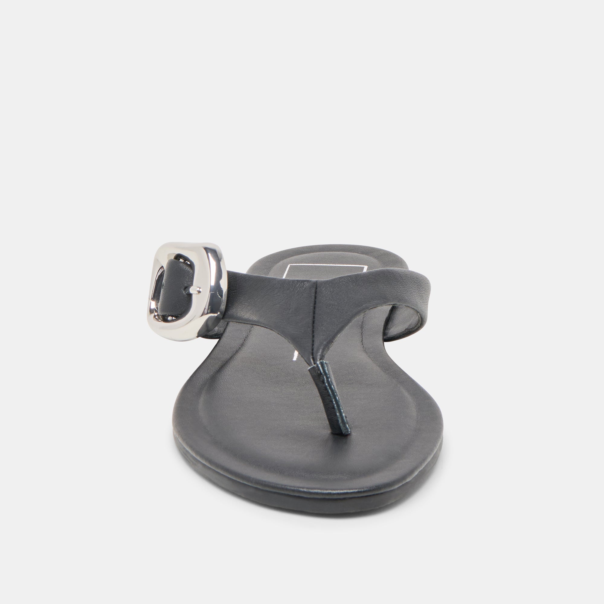 Rossa Black Leather Sandals | Women Dolce Vita
