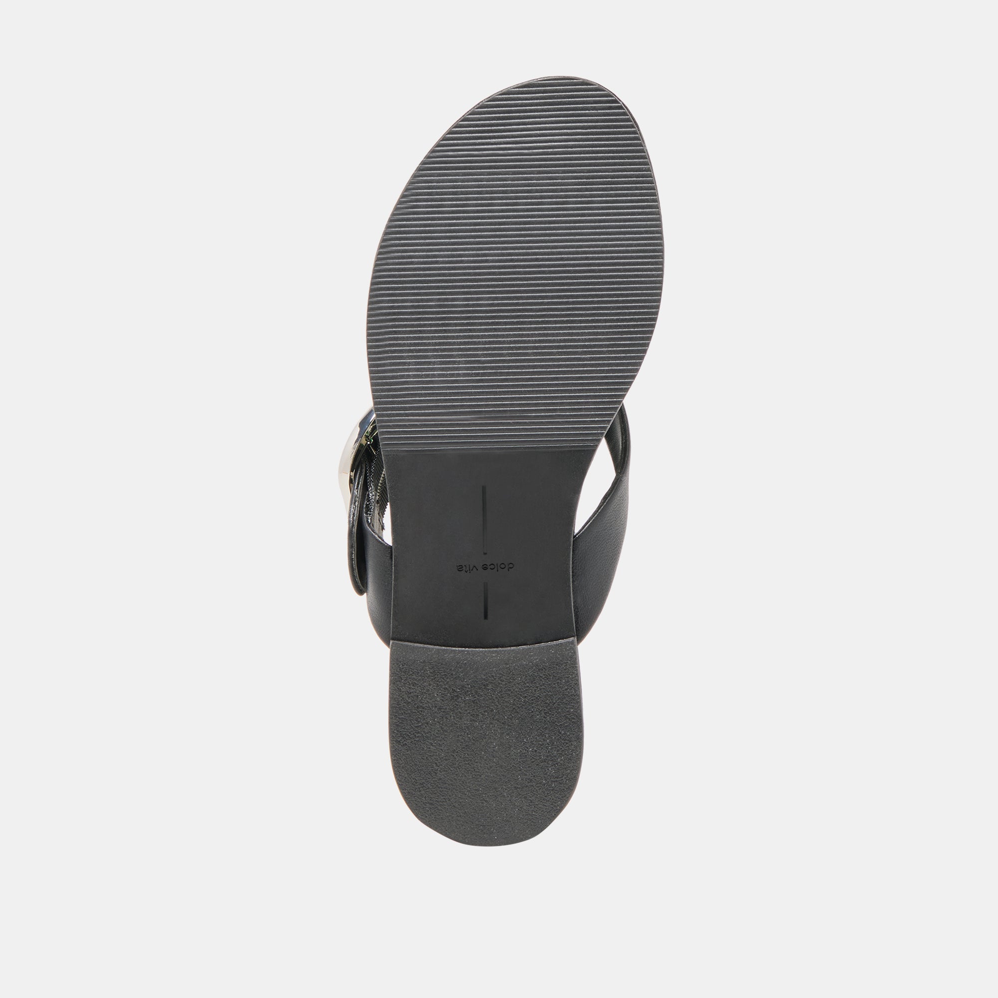 Rossa Black Leather Sandals | Women Dolce Vita