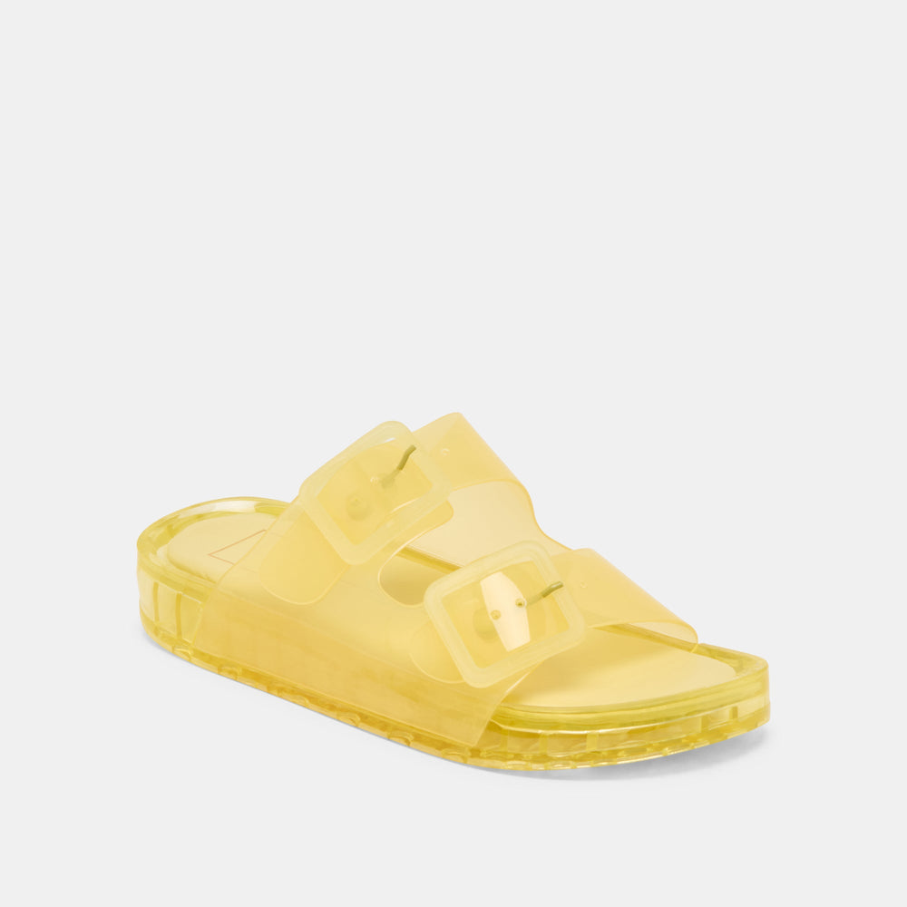 Julio Lemon Vinyl Sandals | Dolce Vita Women