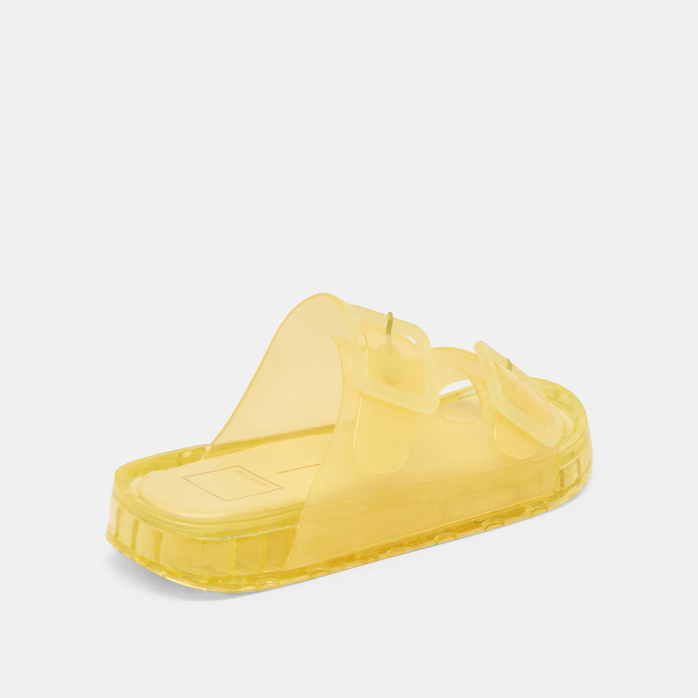 Julio Lemon Vinyl Sandals | Dolce Vita Women