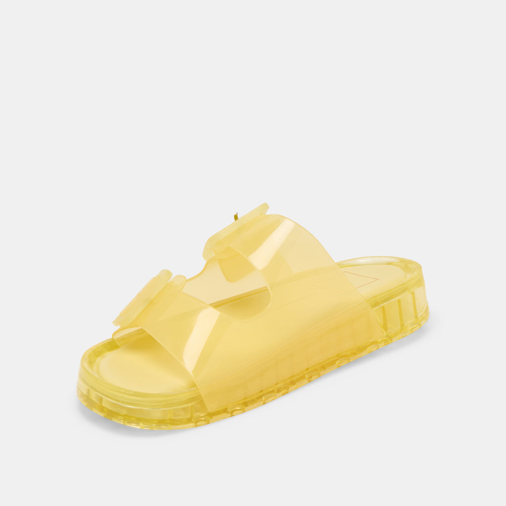 Julio Lemon Vinyl Sandals | Dolce Vita Women