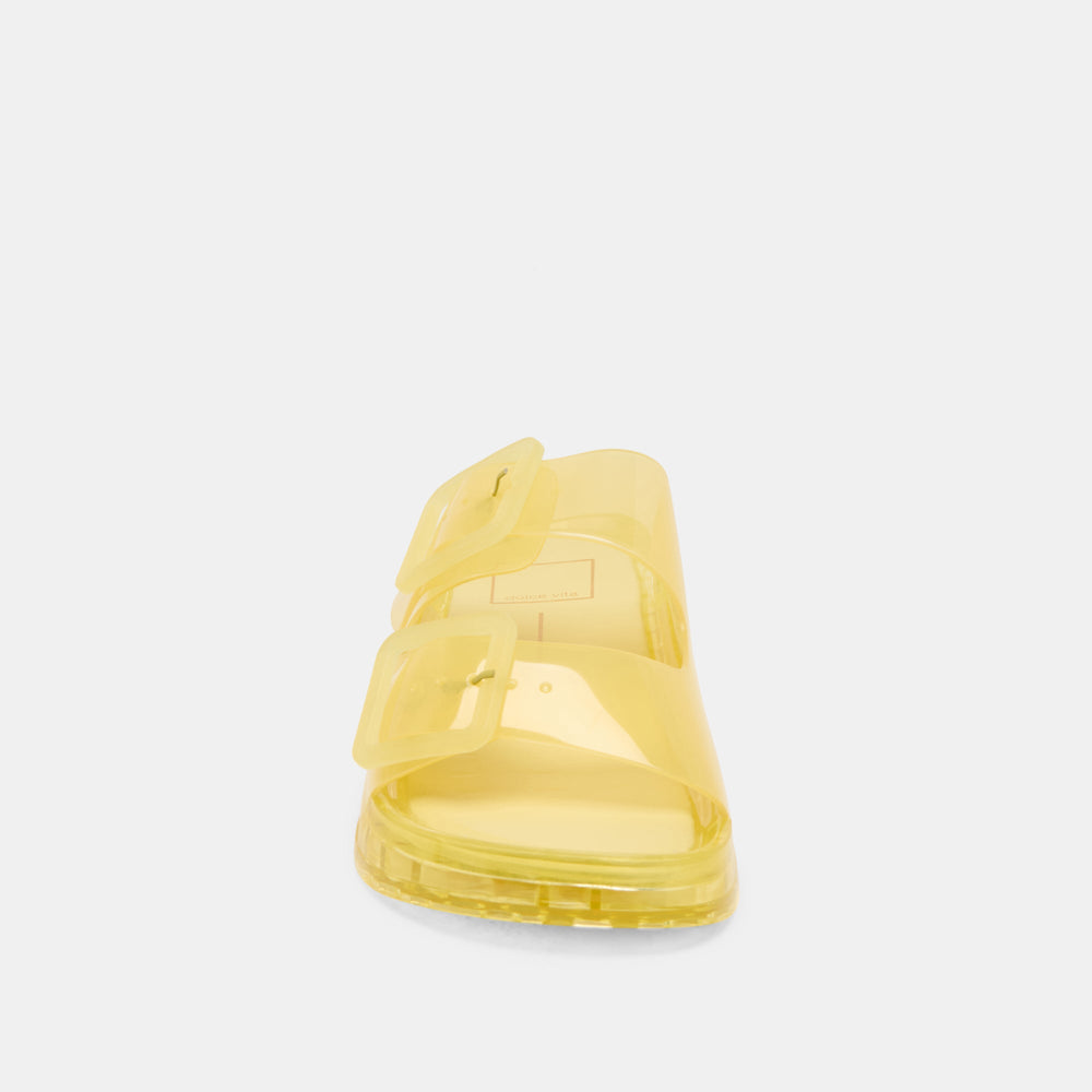 Julio Lemon Vinyl Sandals | Dolce Vita Women